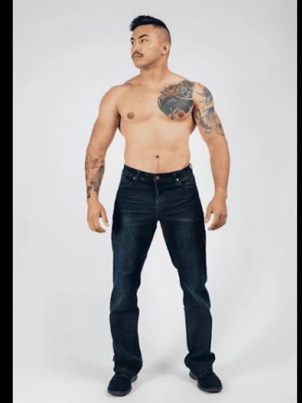Barbell relaxed athletic fit jeans 32x32